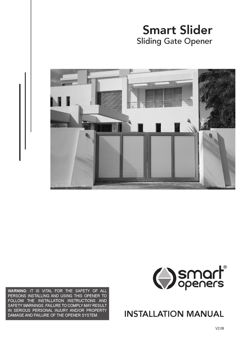 Smart Openers Smart Slider User manual