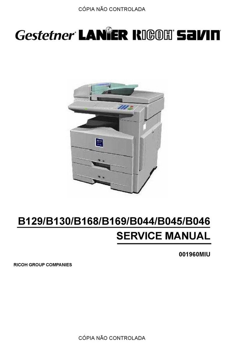 Gestetner B130 User manual Gestetner B130 User manual