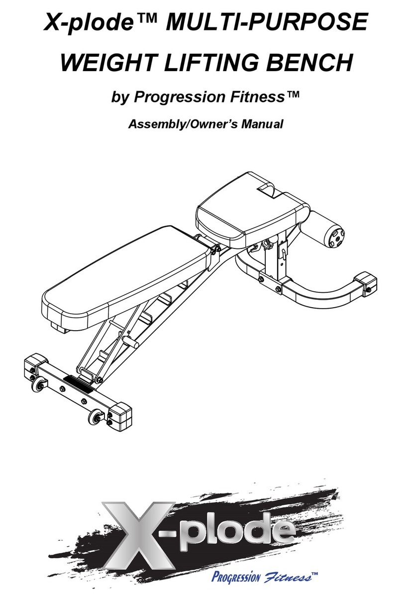 Progression Fitness X-plode Assembly and owner's manual