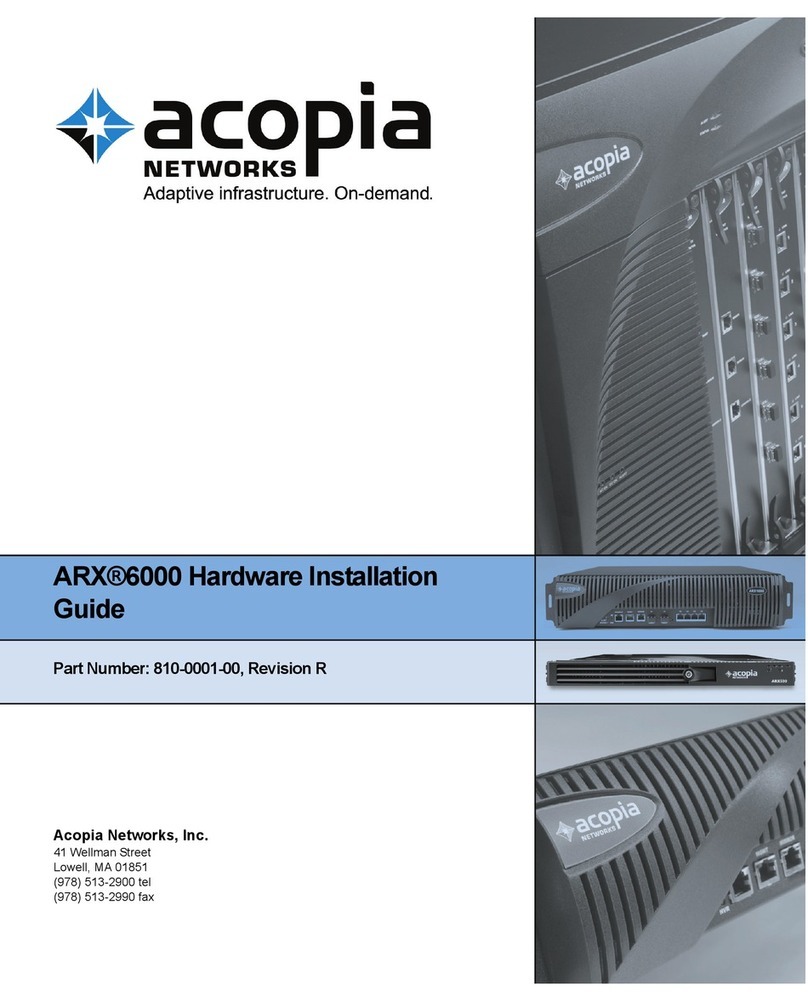 Acopia Networks ARX 6000 installation guide