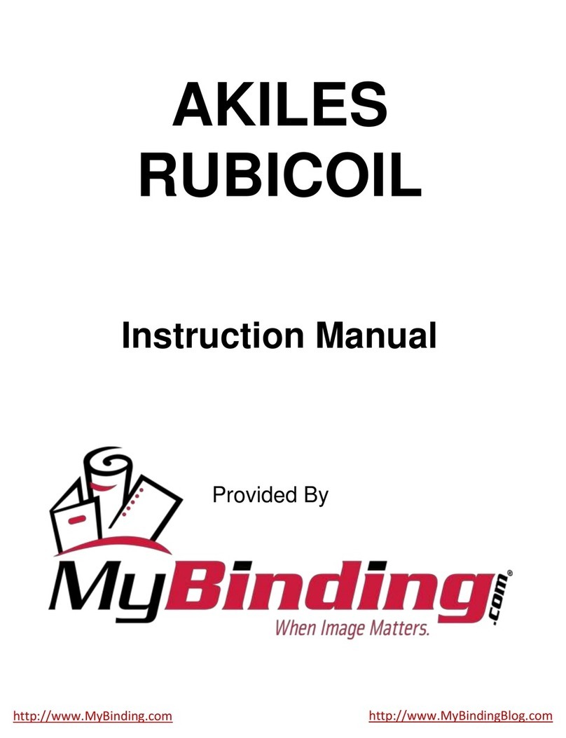 MyBinding AKILES RUBICOIL User manual