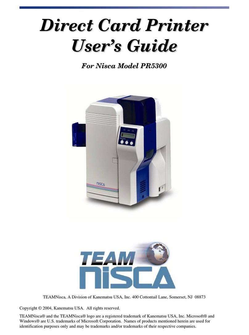 Nisca PR5300 User manual
