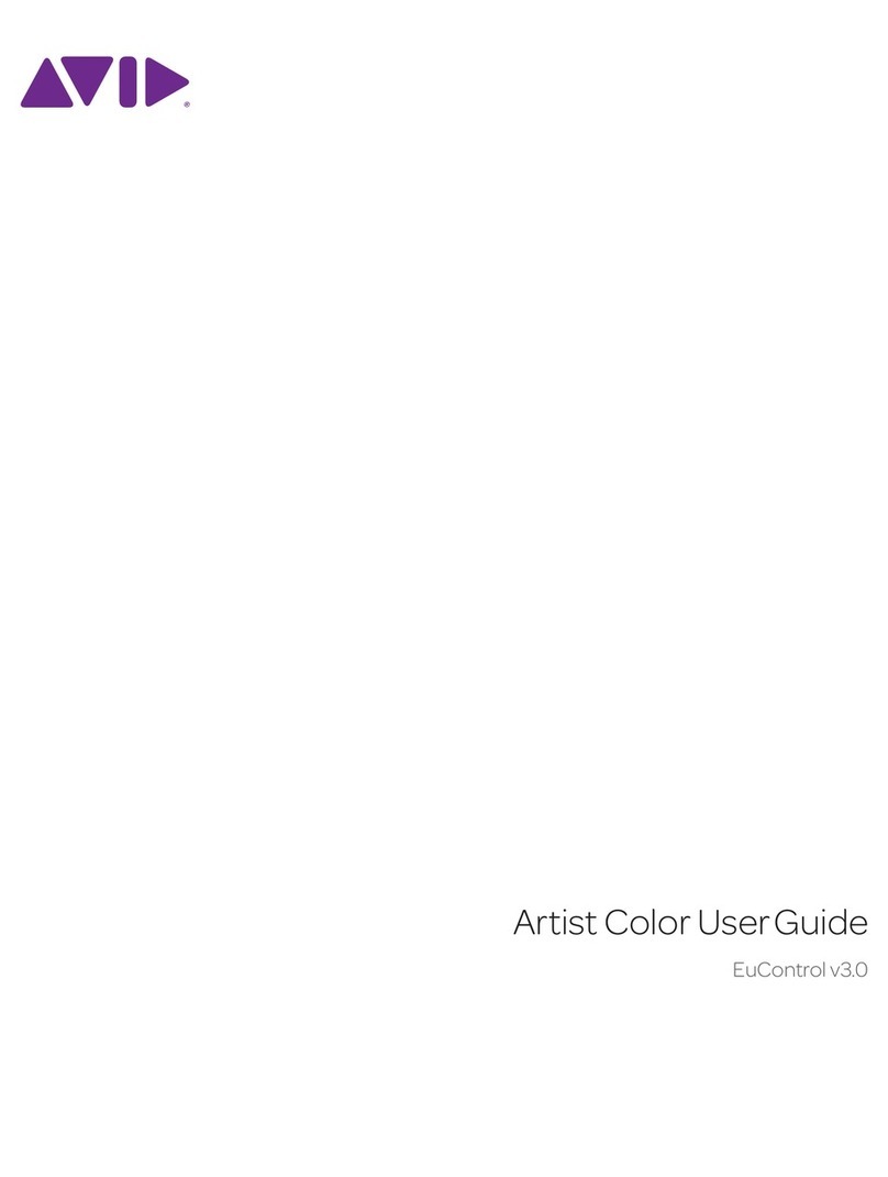 Avid Technology Artist Control user guide