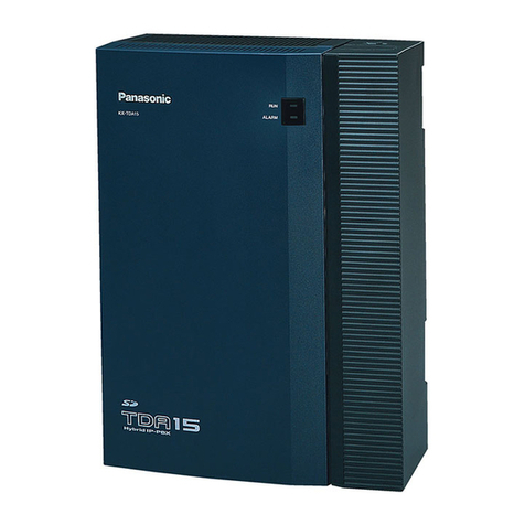 Panasonic KX-TDA15 User manual