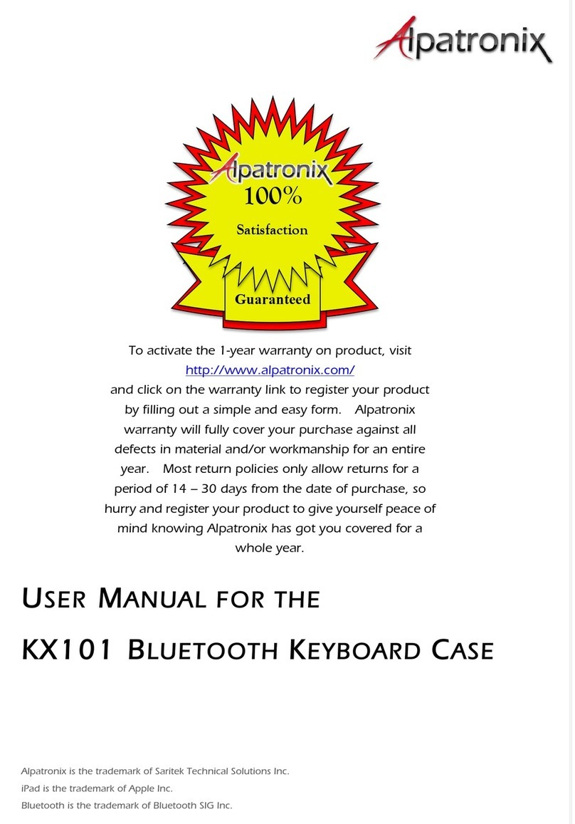 Alpatronix KX101 user manual