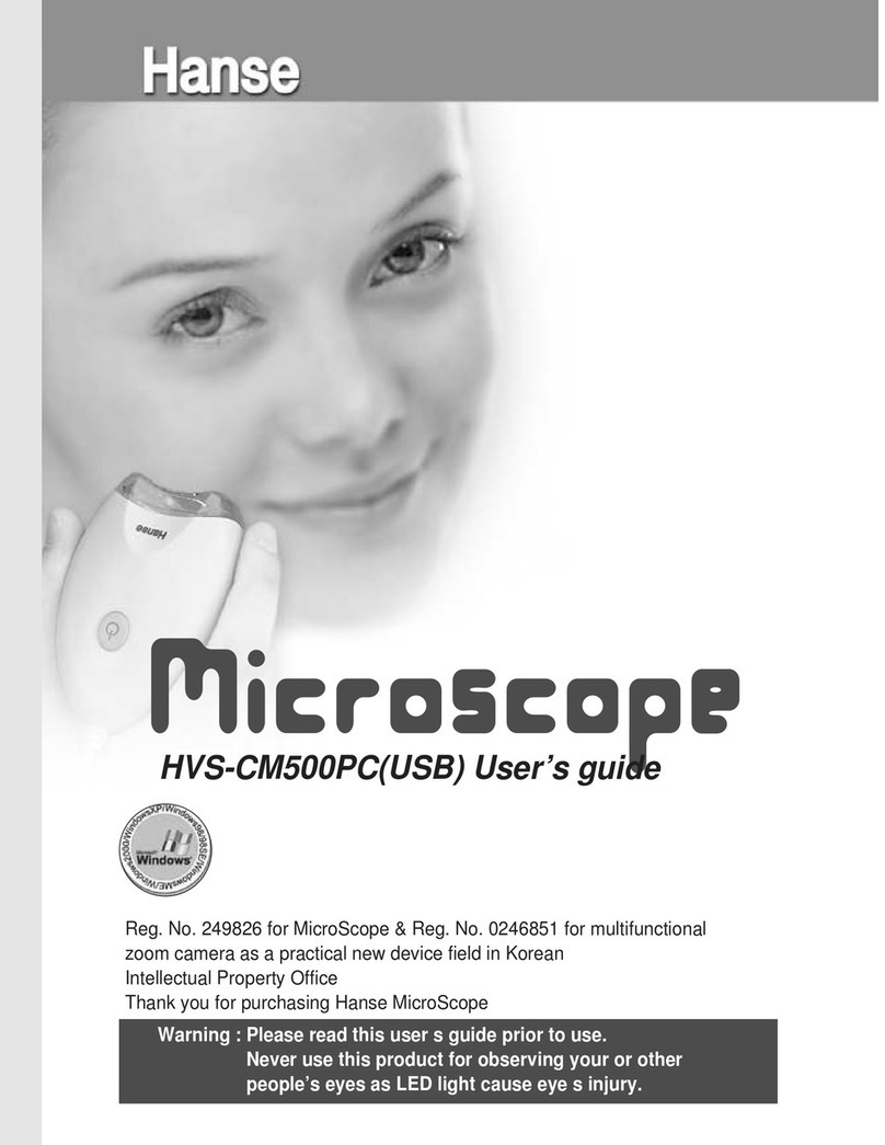 Hanse MicroScope HVS -CM500PC user guide