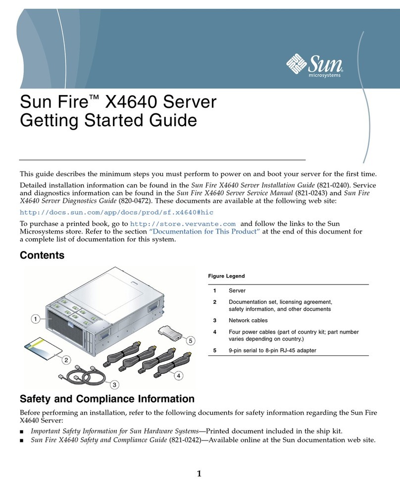 Sun Microsystems SUN FIRE X4640 User manual