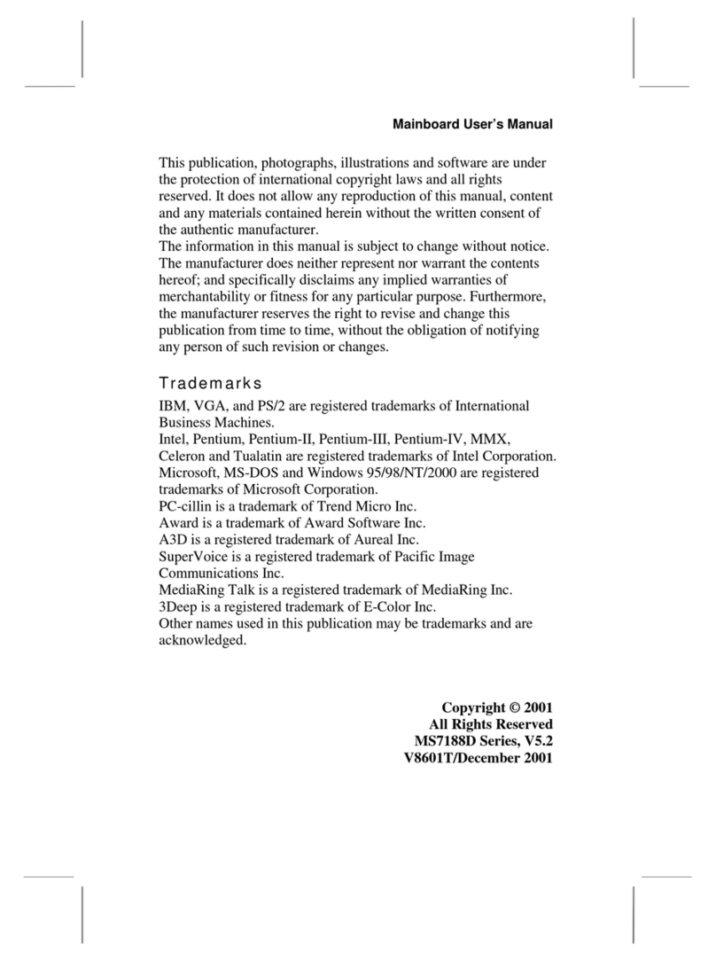 MATSONIC MS7188DSeries User manual