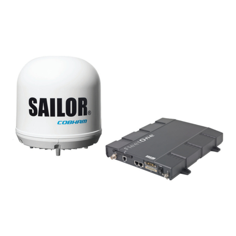 COBHAM SAILOR Fleet One User & installation manual COBHAM SAILOR Fleet One User & installation manual