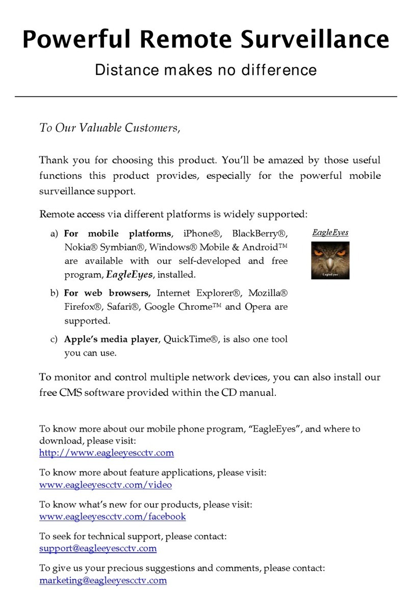 Eagle Eye H.264 NETWORK CAMERA user manual