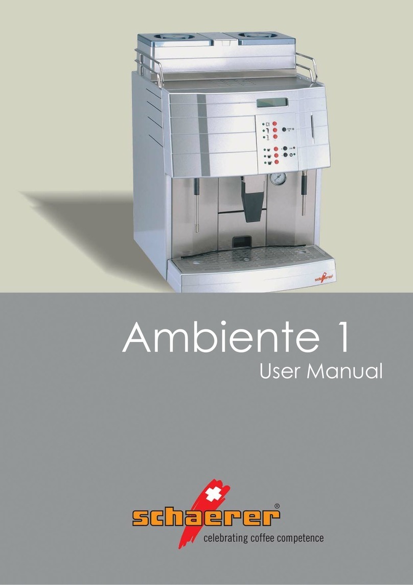 Schaerer Siena 1 User manual