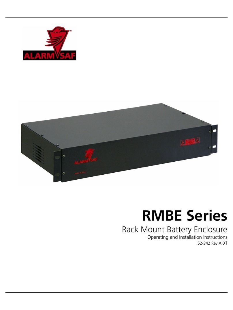 Alarm SAF RMBE Series Operating and installation instructions Alarm SAF RMBE Series Operating and installation instructions