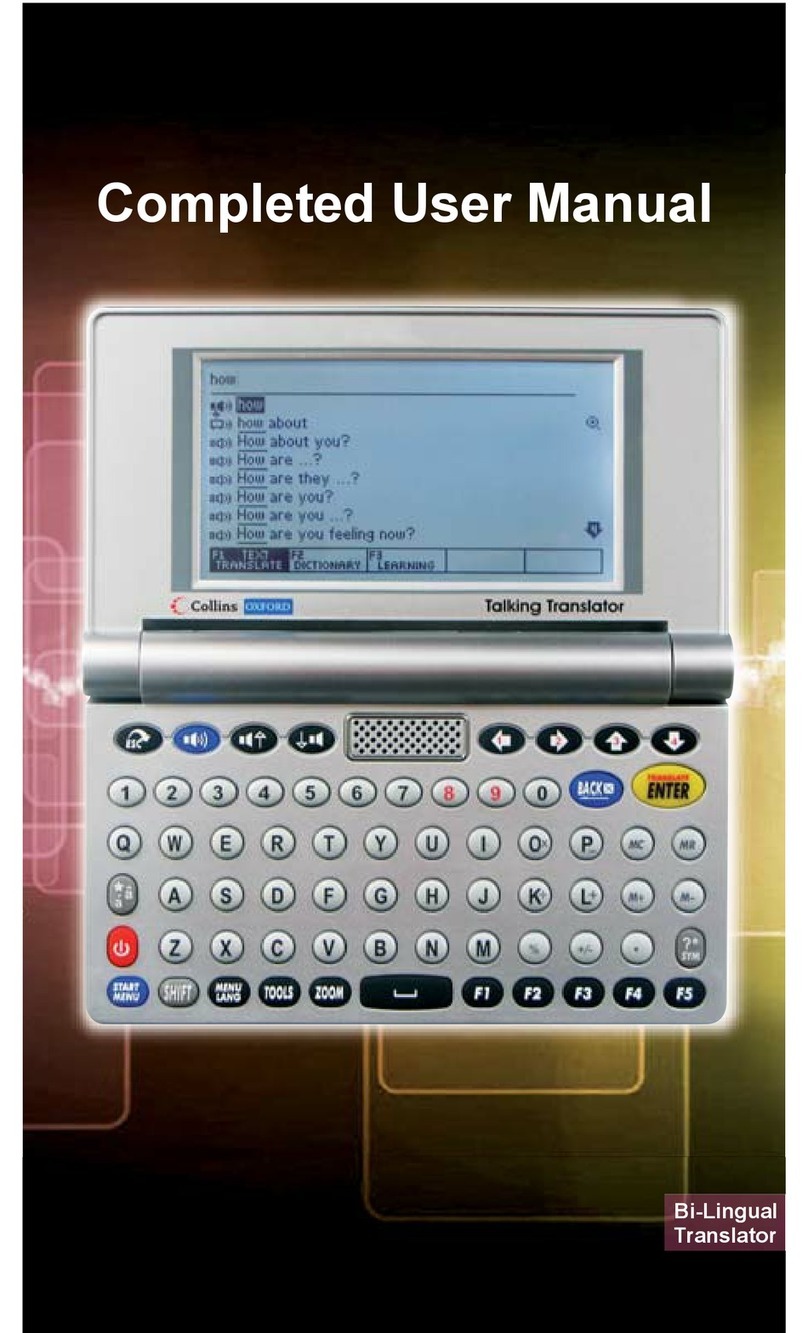 Trano T-9 Completed user manual
