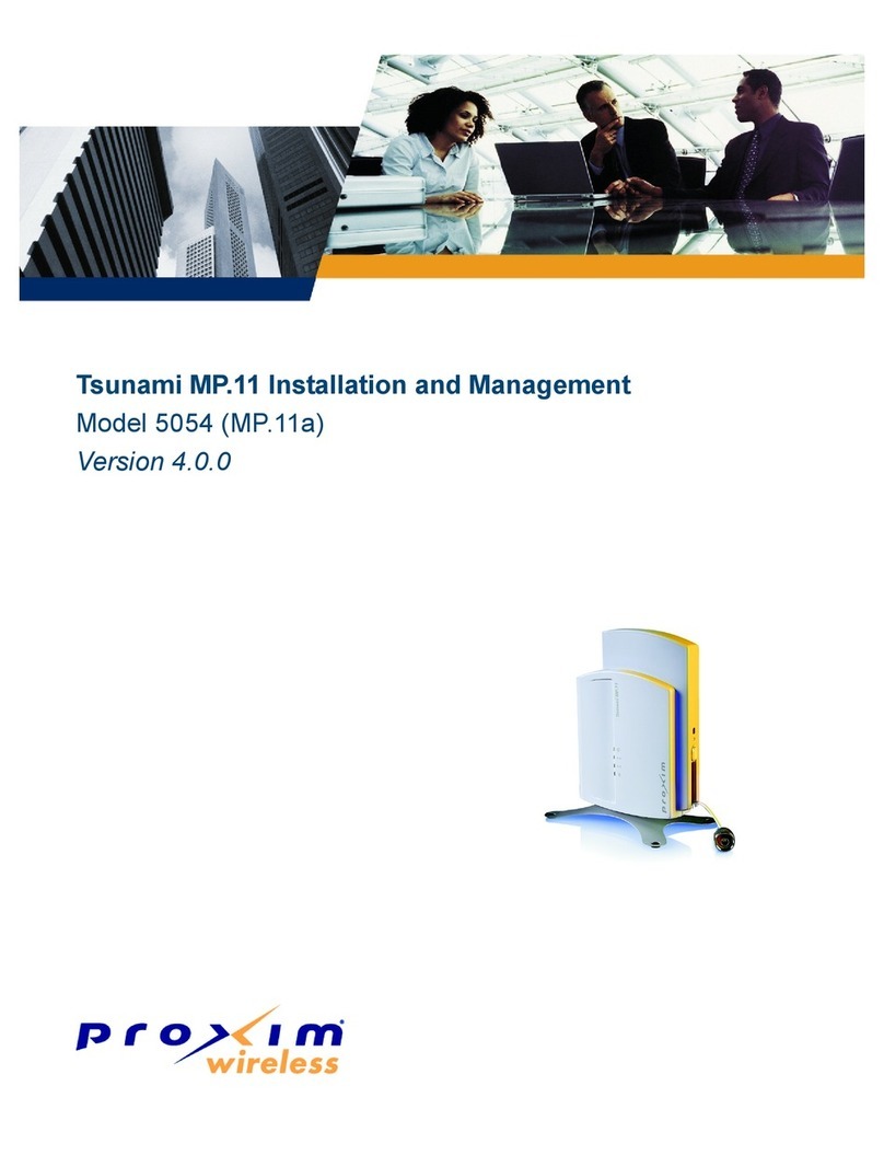 Tsunami 5054 (MP.11a) Installation and management guide