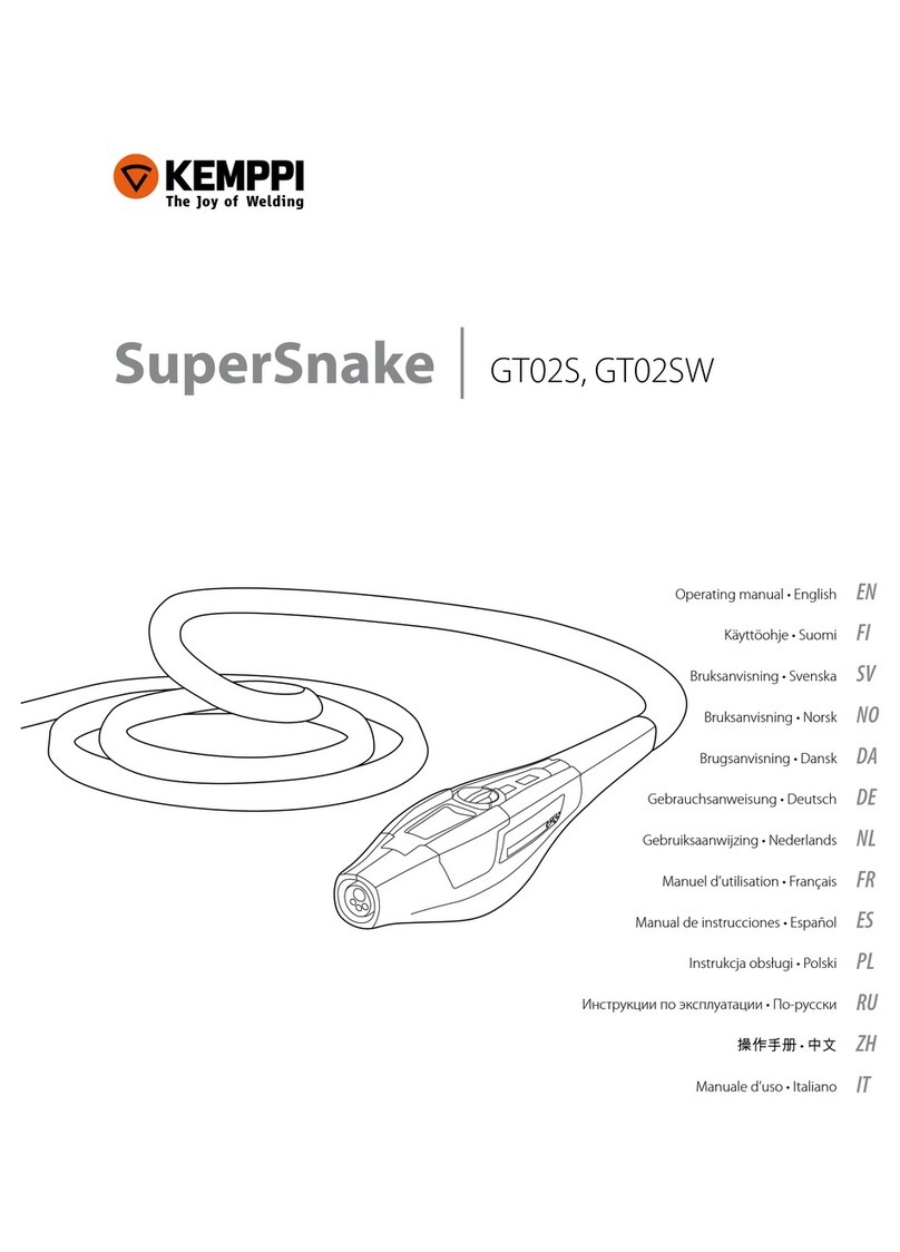 Kempi SuperSnake GT02S operating manual Kempi SuperSnake GT02S operating manual