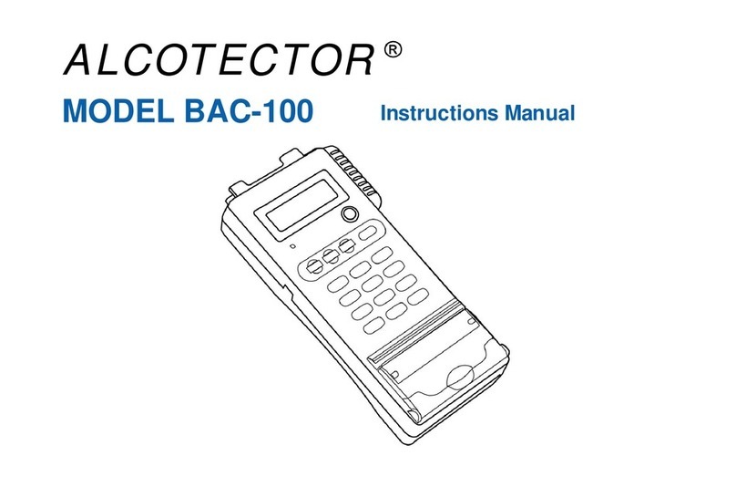 Alcovisor BAC-100 instruction manual