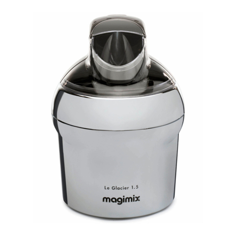 MAGIMIX LE GLACIER Instructions for use