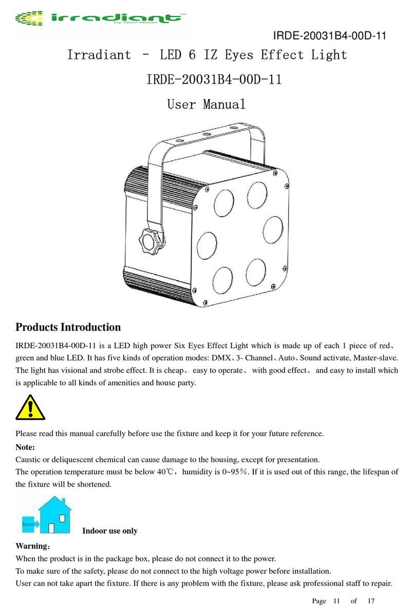 Irradiant IRDE-20031B4-00D-11 user manual