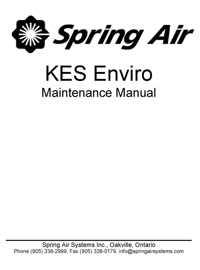 Spring Air Systems KES Enviro User manual
