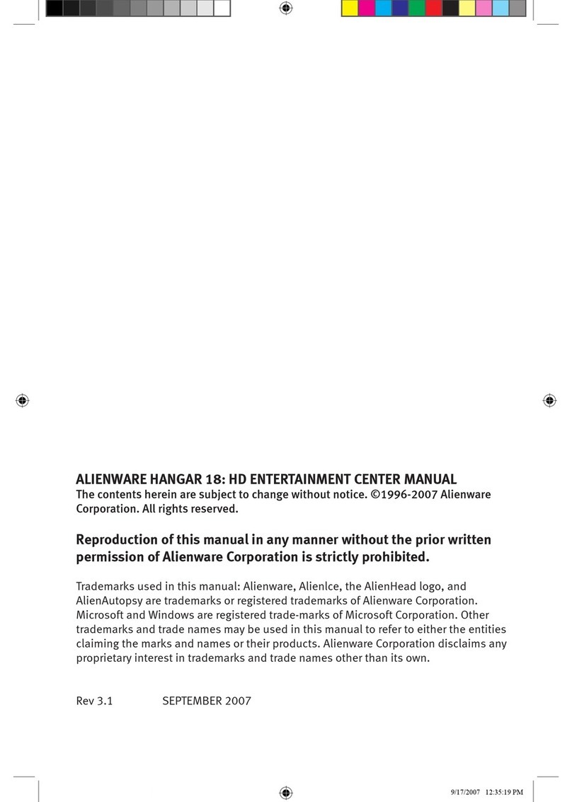 Alienware Hangar18 manual