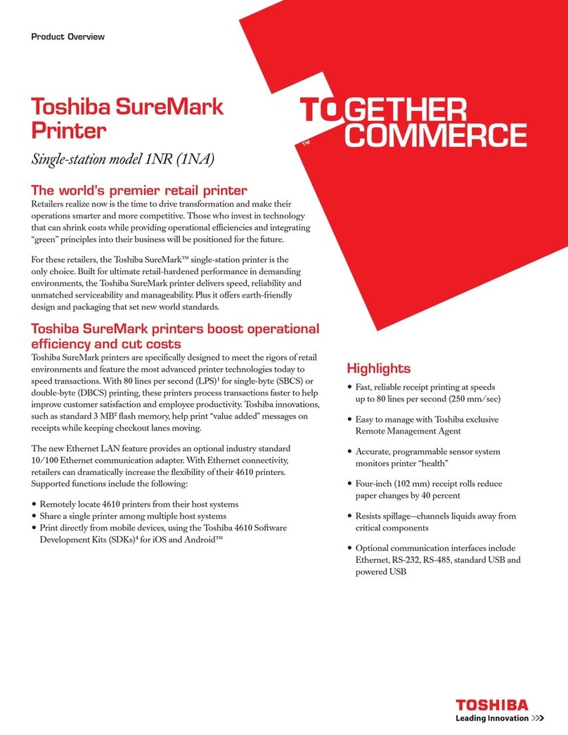 Toshiba SureMark Operating and safety instructions Toshiba SureMark Operating and safety instructions