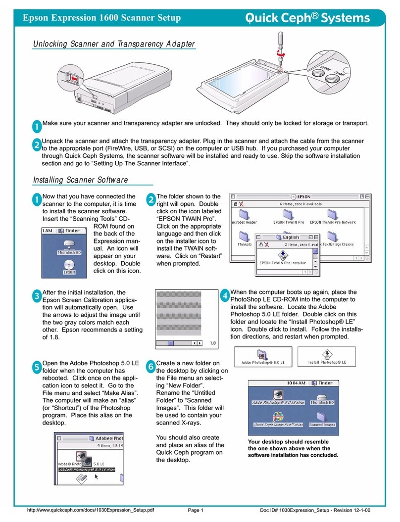 Epson Expression 1600 User manual Epson Expression 1600 User manual