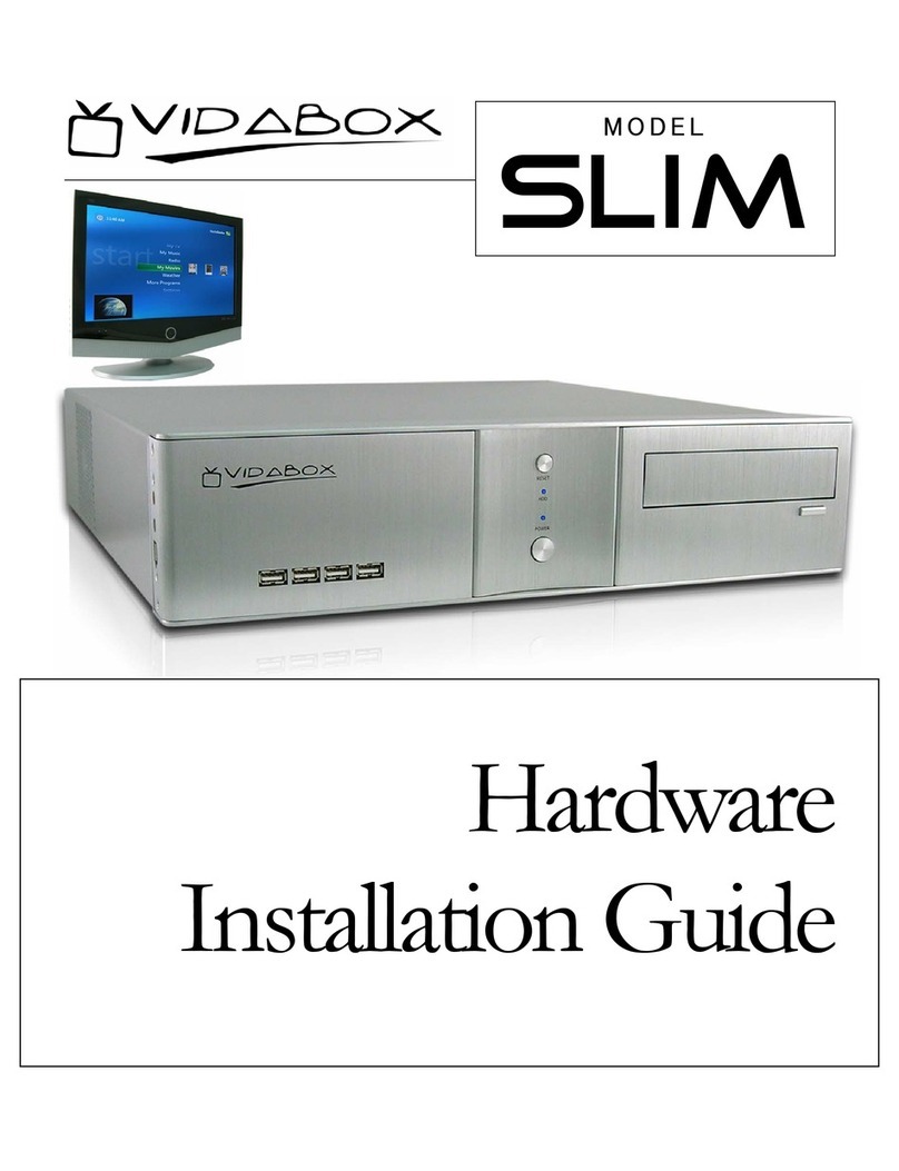VidaBox SLIM Hardware installation guide