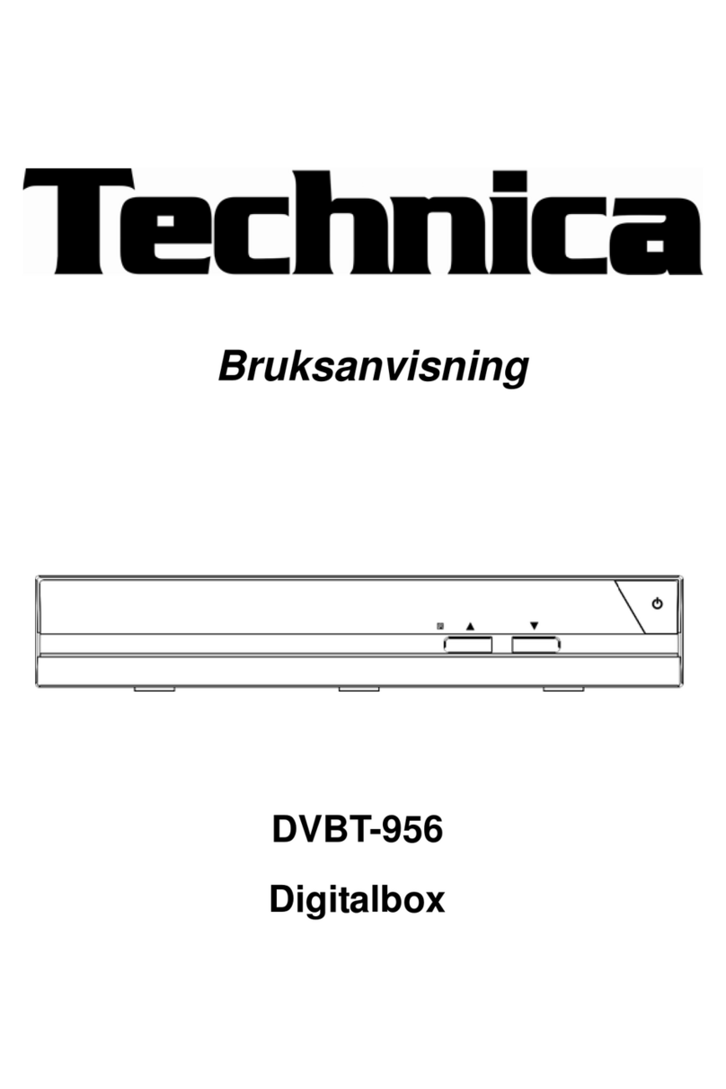 Technica DVBT-956 instruction manual