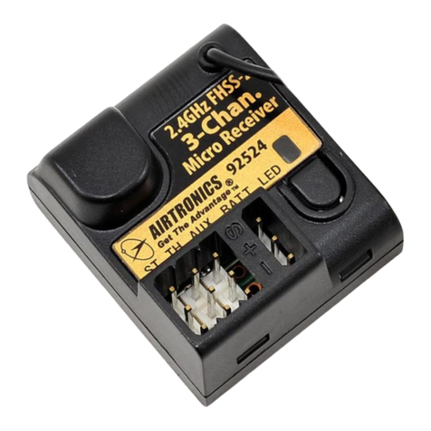 AIRTRONICS 92524 operating instructions