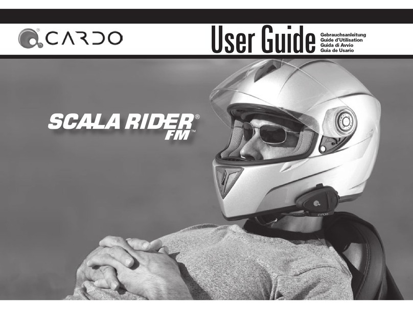 Cardo Systems SCALA RIDER FM - User manual