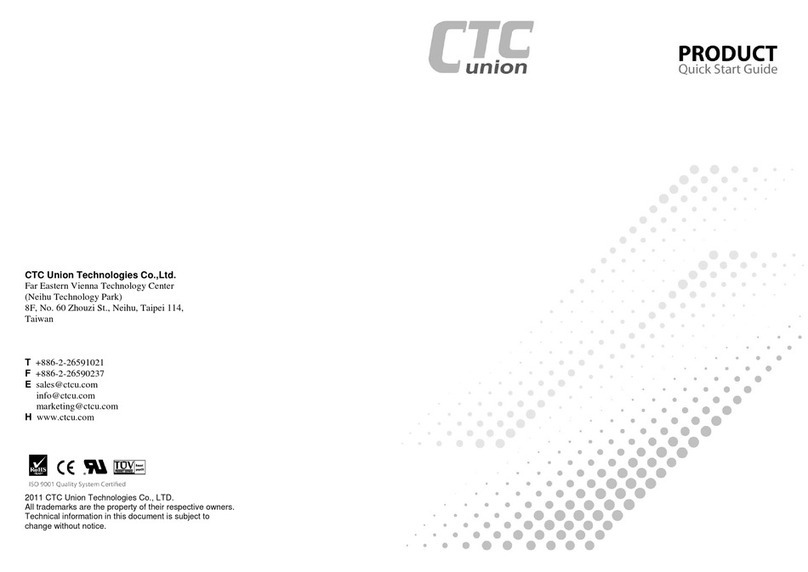 CTC Union FRM220-FOM01 User manual