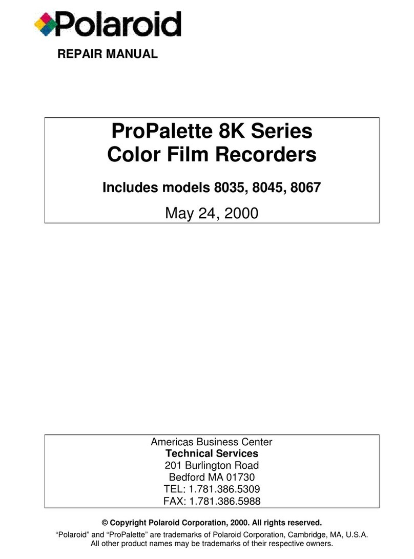 Polaroid 8035 Repair manual