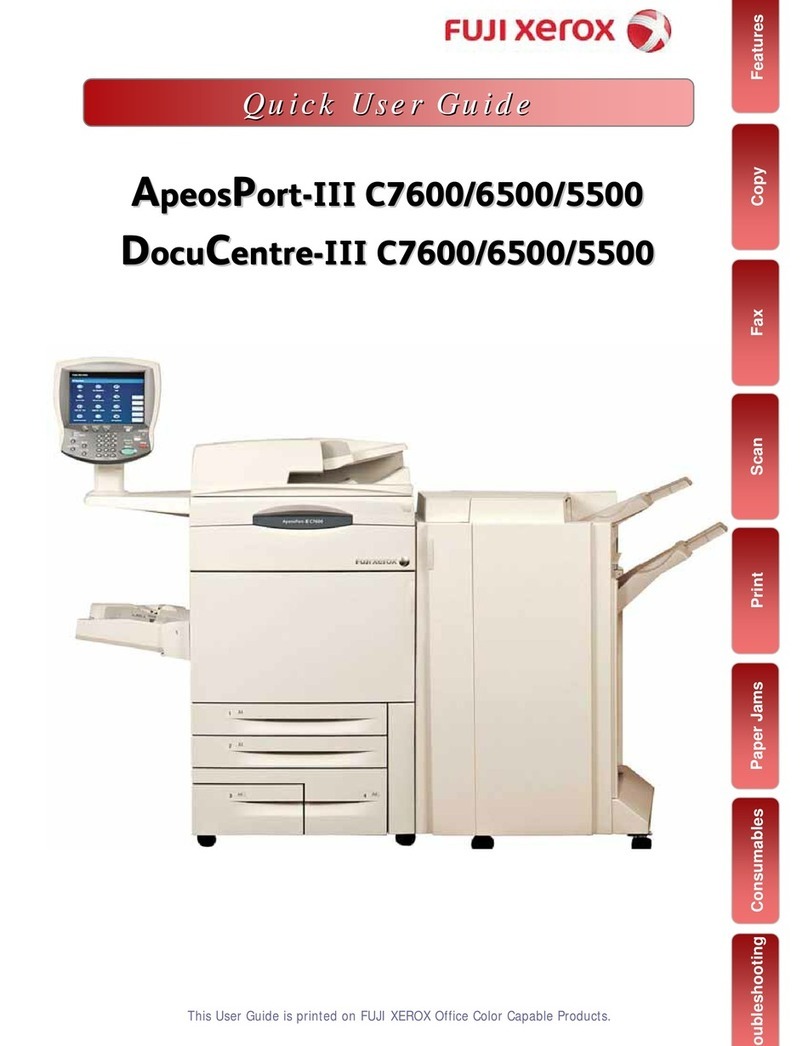 Xerox ApeosPort-III C7600 Instruction manual