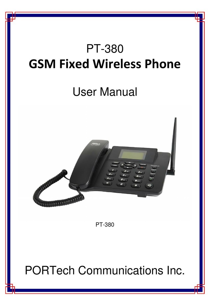 Portech PT-380 user manual