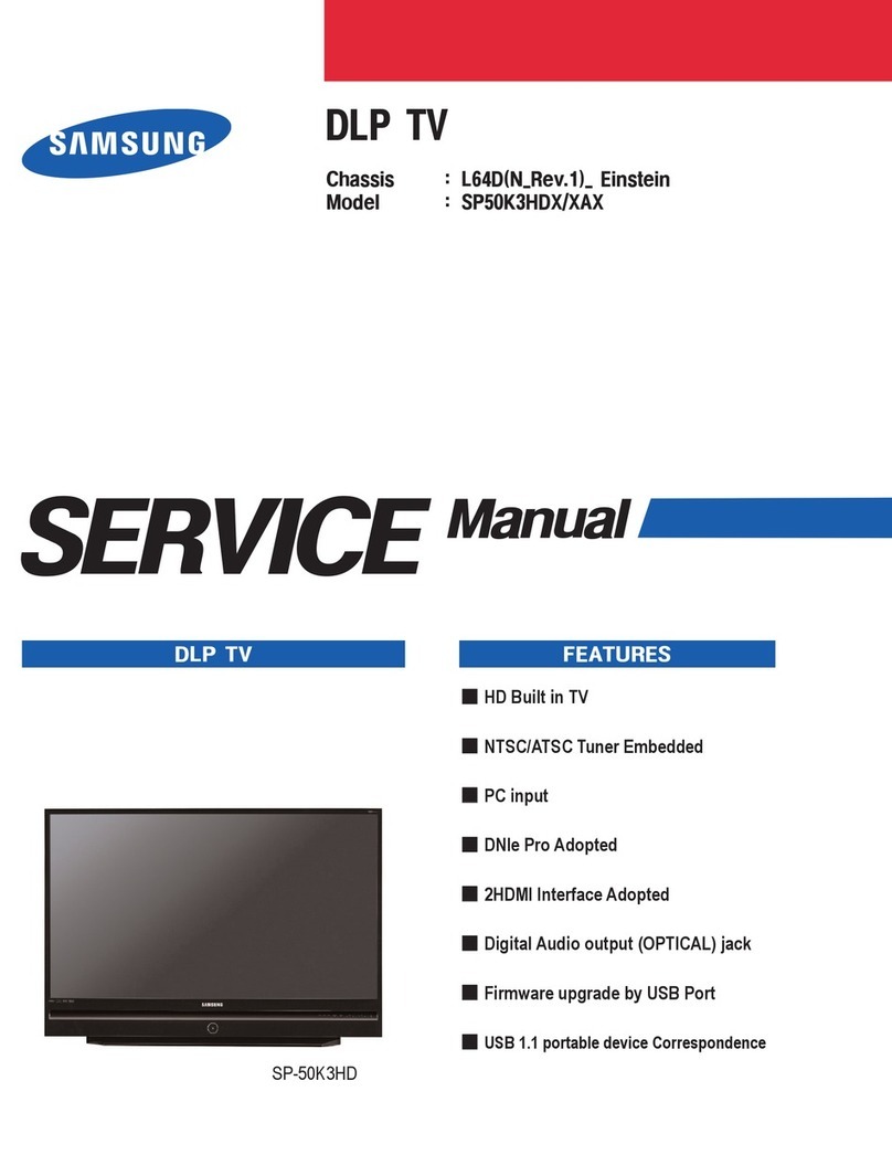 Samsung SP50K3HDX/XAX User manual