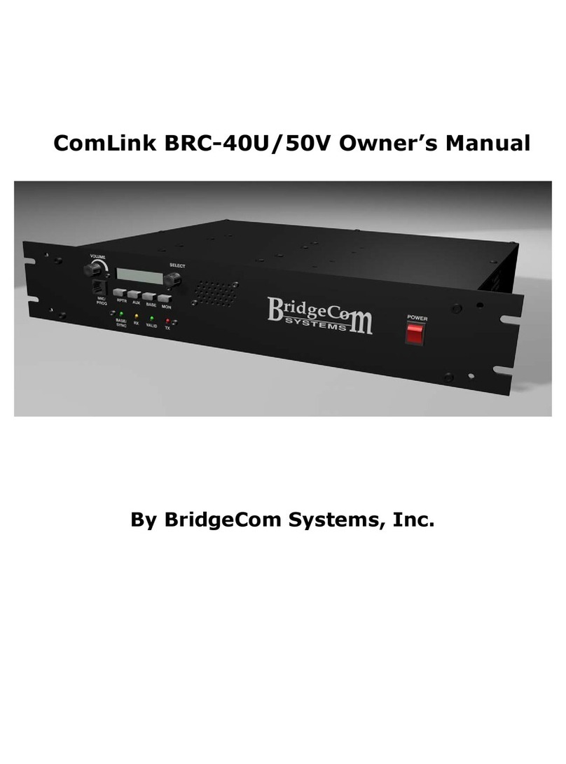 BridgeComSystems ComLink BRC-40U owner's manual