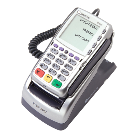 VeriFone Vx 810 Duet reference guide