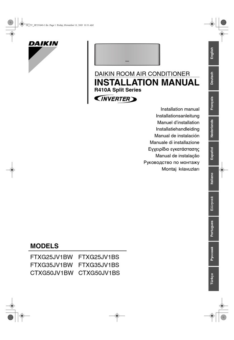 Daikin Super Multi NX FTXG25JV1BW User manual