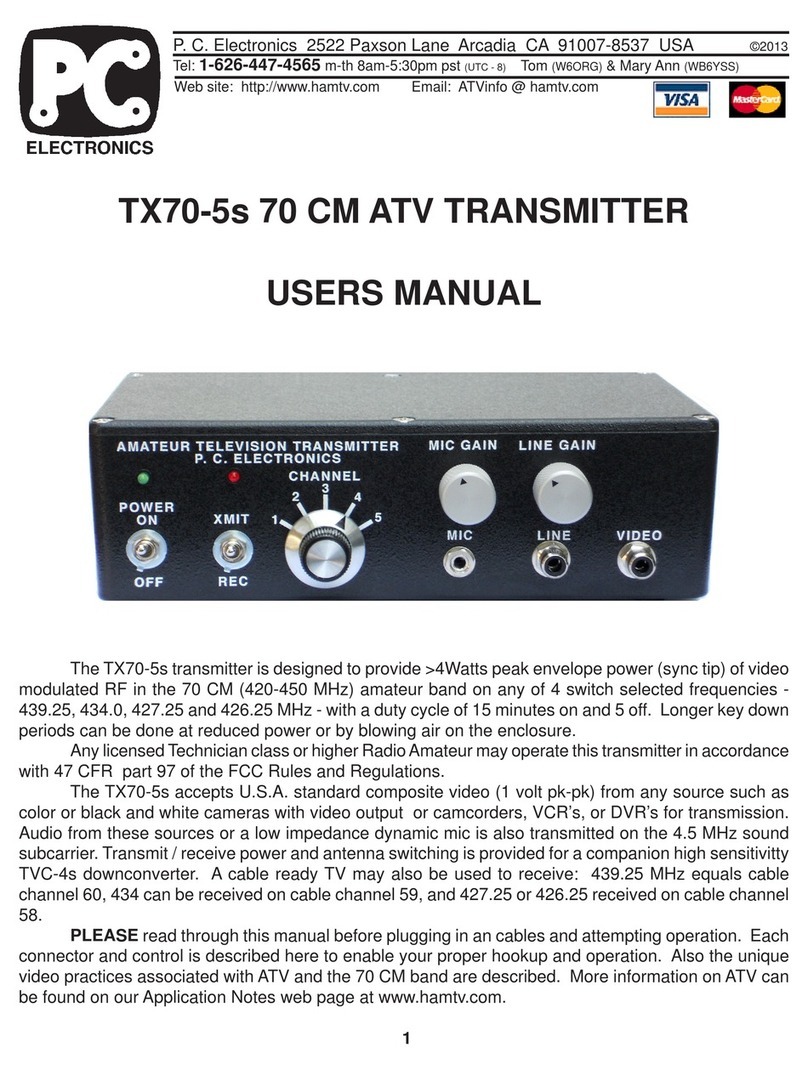 PC Electronics TX70-5s user manual