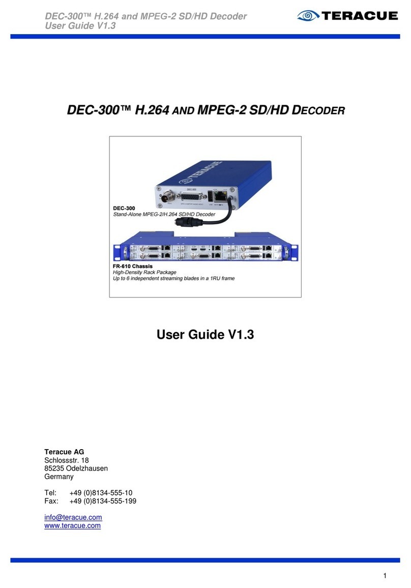 Teracue DEC- user guide