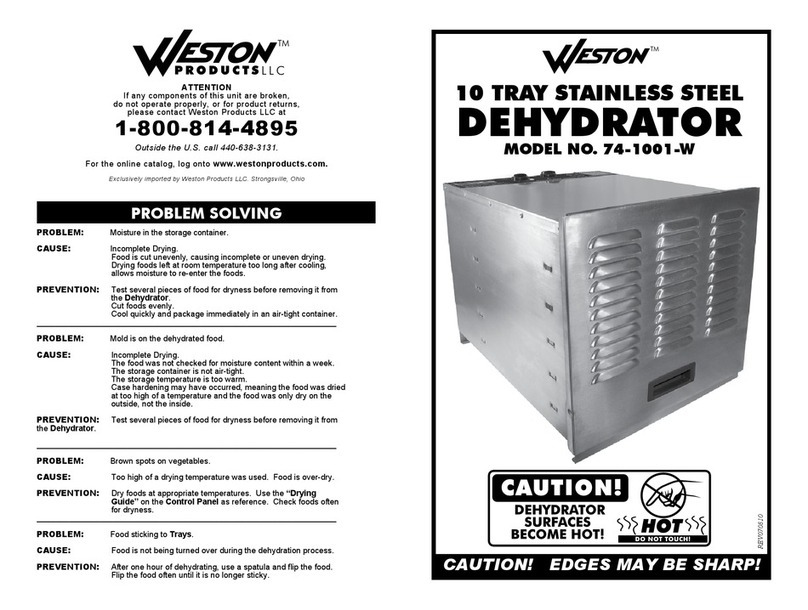 Weston Products 74-1001-W user manual