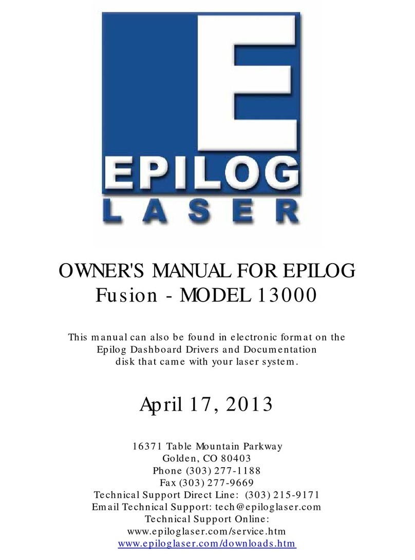 Epilog Fusion13000 User manual