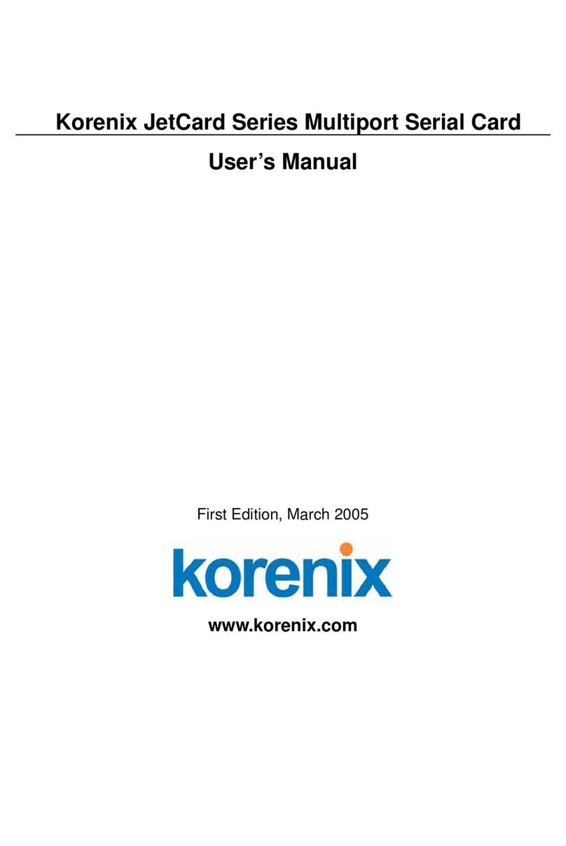 Korenix JetCard Series user manual