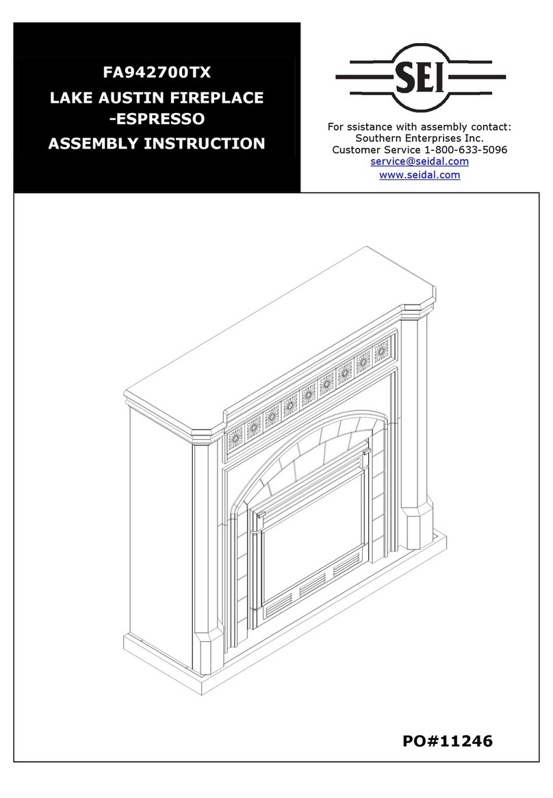 SEI LAKE AUSTIN FA942700TX Assembly instruction