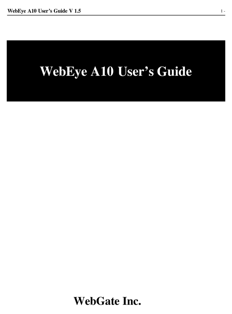 WebGate WebEye A10 user guide