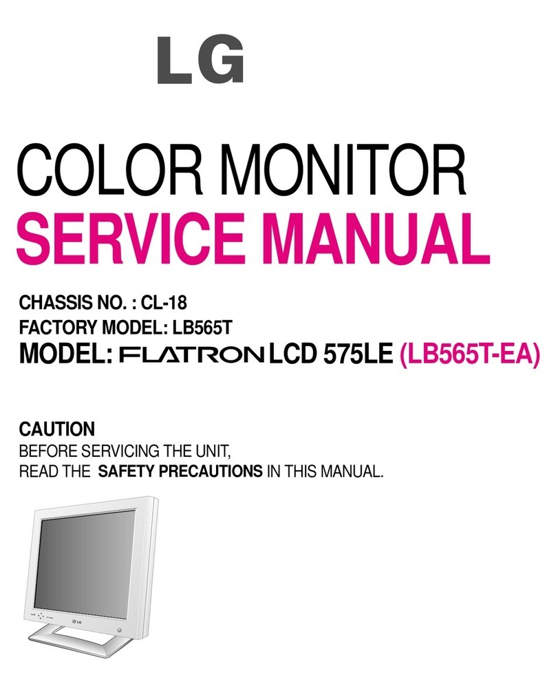 LG Flatron LCD 575LE User manual