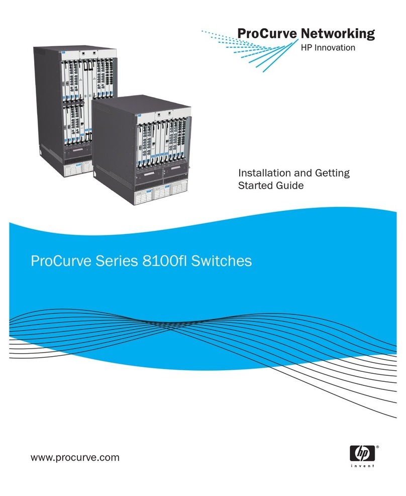 HP ProCurve 8100fl User manual