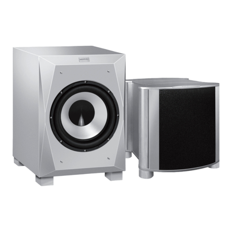 quadral active subwoofer User instructions