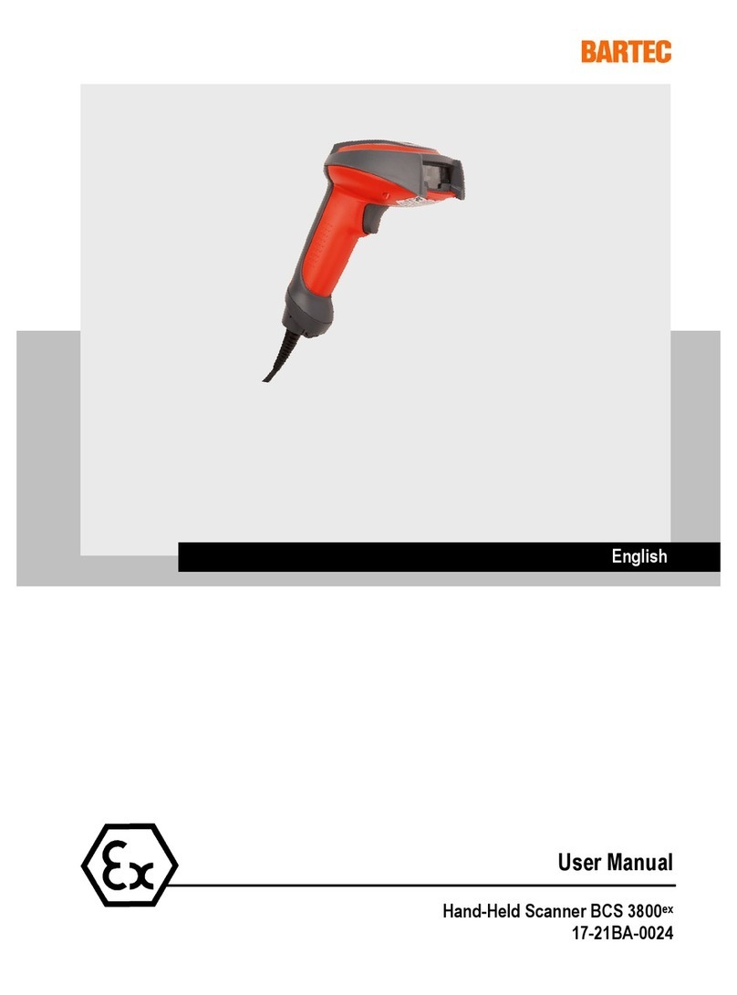 Bartec BCS 3800 user manual