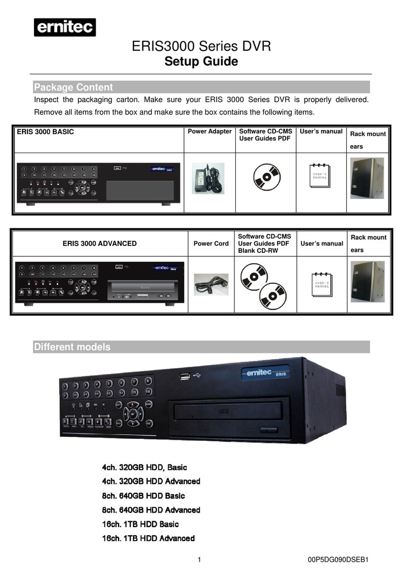 ERNITEC ERIS 3000 Series User manual